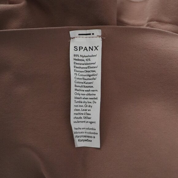 Spanx EcoCare Seamless Sculpting Brown XL Shaping Compression Boy Shorts - Picture 8 of 8